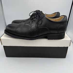 belvedere bay bridge black dress shoes Belvedere Grant Split-Toe Derby Dress Shoes in Black Full-Grain Leather Mens Oxford, Size 11.5 D Width